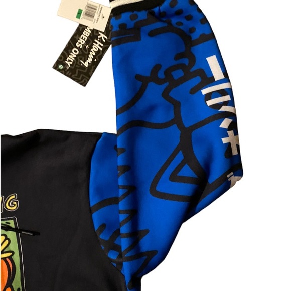 NWT Keith haring members only AOP Andy muse men’s multi color AOP hoodie men’s L - Picture 4 of 12